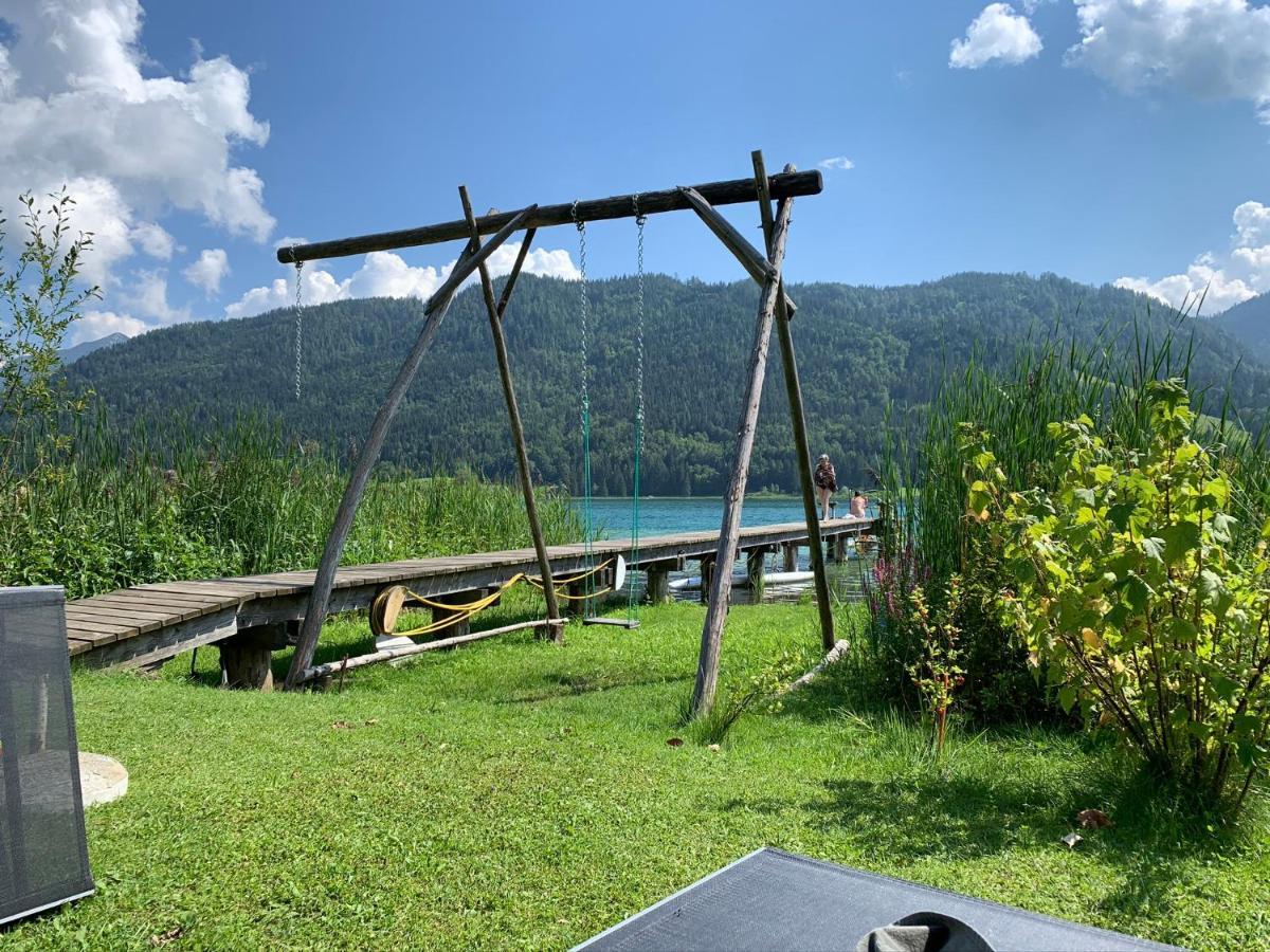 Appartement Haus Waldblick à Weissensee Extérieur photo