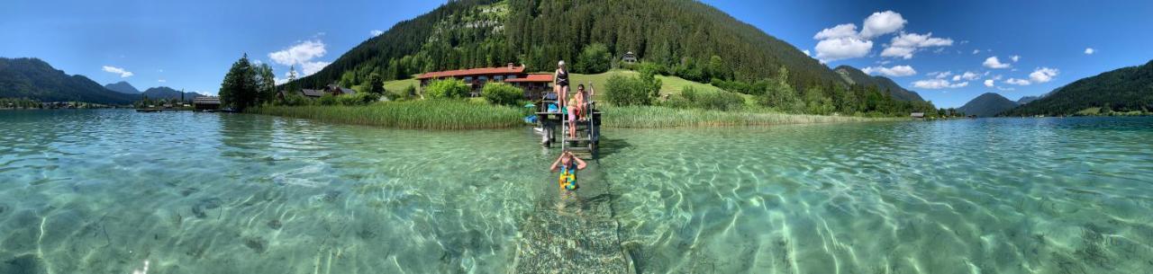 Appartement Haus Waldblick à Weissensee Extérieur photo